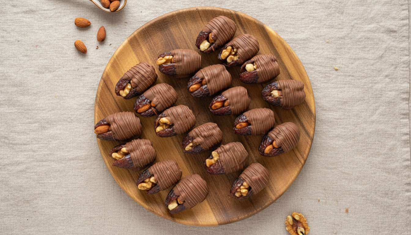 Half Chocolate coated Dates