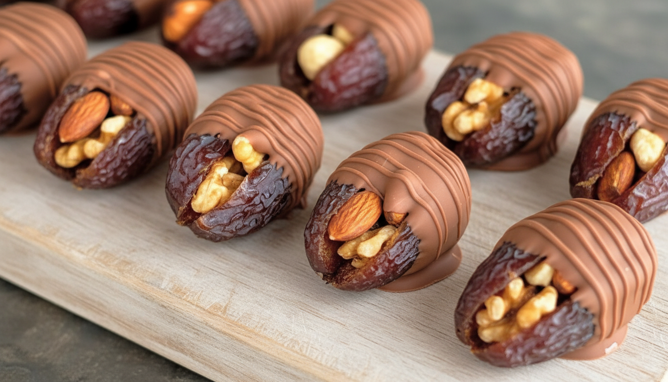 Half Chocolate coated Dates