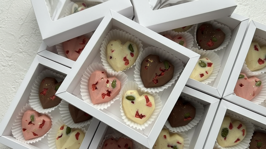 Box of 4 Heart shape Chocolate