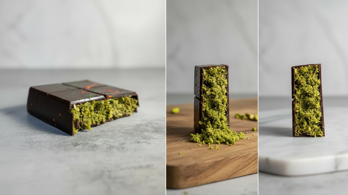 Kunafa Filled Chocolate Bar
