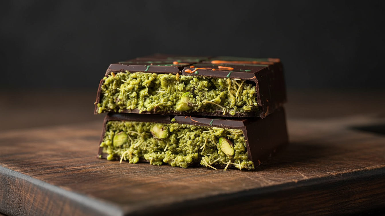 Kunafa Filled Chocolate Bar